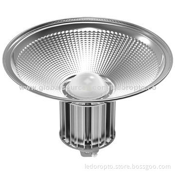 LED High Bay Light, 80W COB with Aluminum Cooling Fins, 3,000/4,000/6,000K CCT
